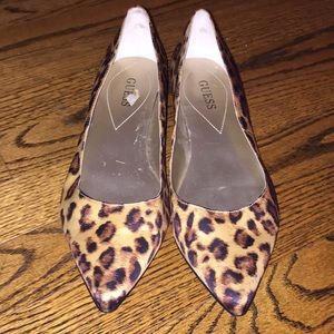 Guess leopard print shoes